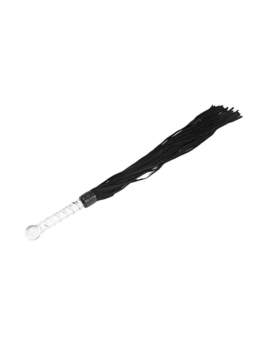 Lucent Glass Handle Whip - Just for you desires