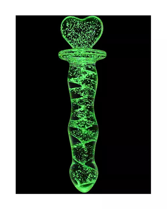 Lucent Glow in the Dark Heart Dildo - Just for you desires