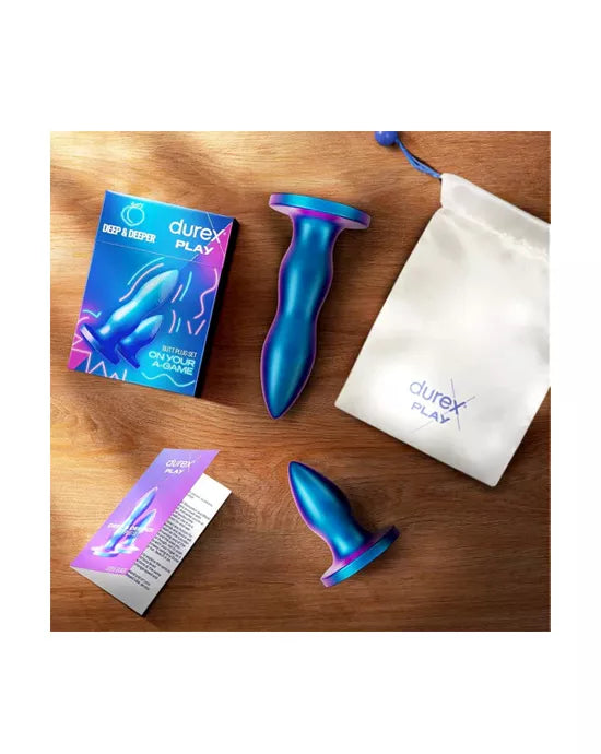 Durex Play Deep & Deeper Anal Plug Set for Pleasure Set of 2 - Just for you desires