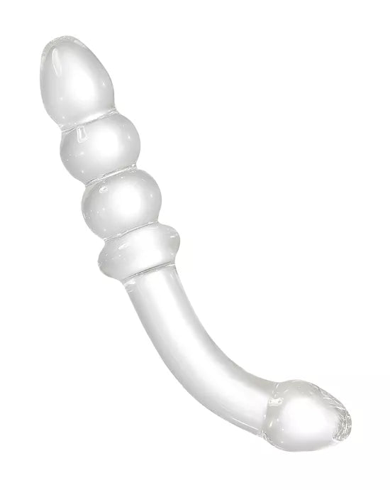 Hamsa Glass Dildo - Clear - Just for you desires