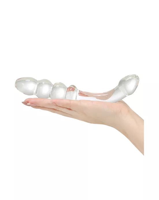 Hamsa Glass Dildo - Clear - Just for you desires