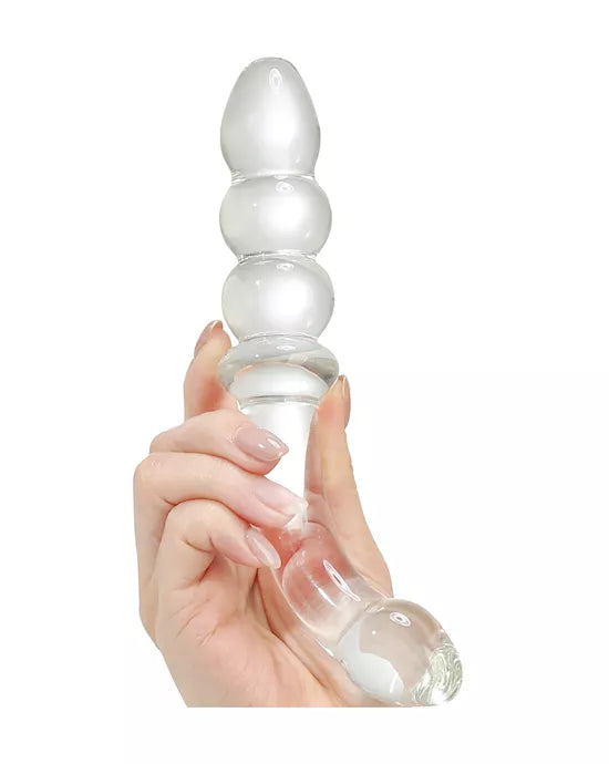 Hamsa Glass Dildo - Clear - Just for you desires