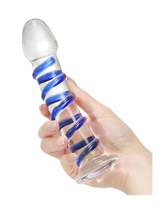 G-Spot Spiral Glass Dildo - Just for you desires