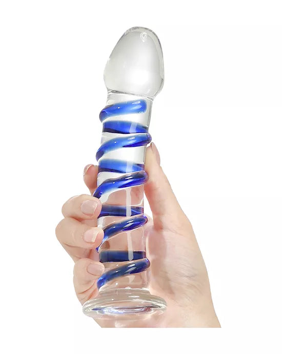 G-Spot Spiral Glass Dildo - Just for you desires
