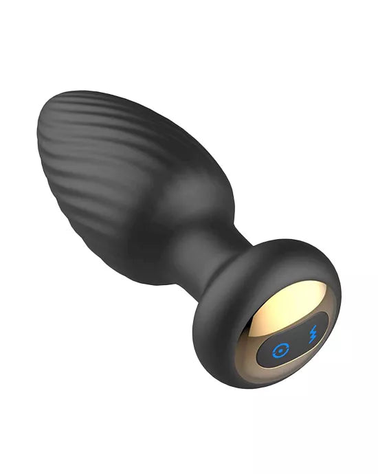 Gyrating anal plugwith remote control - Just for you desires