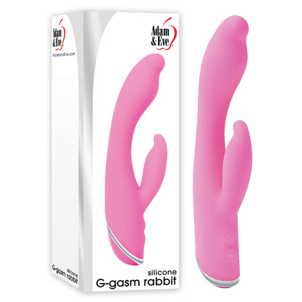 Adam & Eve G-Gasm Rabbit - Pink 20.3 cm (8'') Rabbit Vibrator - Just for you desires