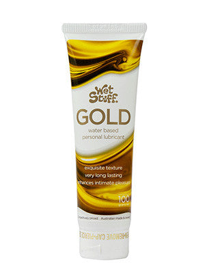 3289 - Wet Stuff Gold Waterbased Lubricant 100g - Just for you desires