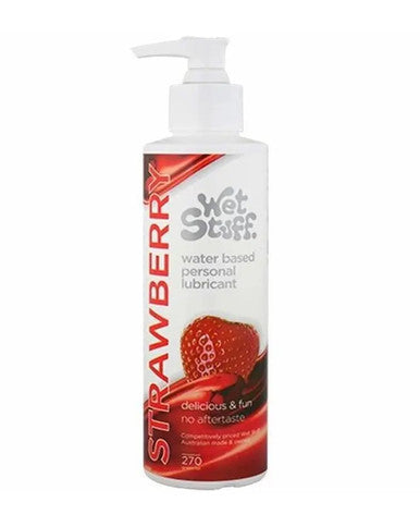 3294 - Wet Stuff Strawberry Waterbased Lubricant 270g - Just for you desires