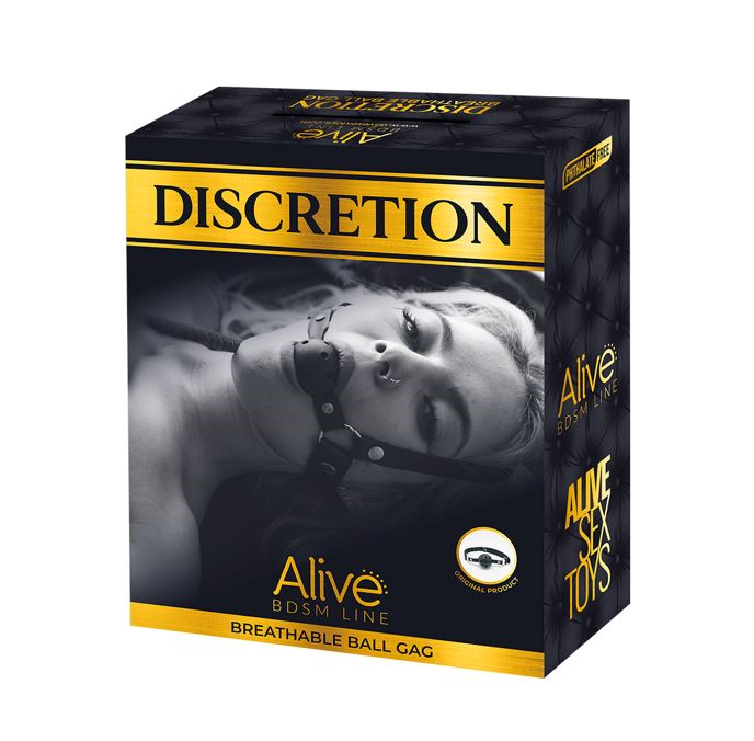 Alive Discretion Black Ball Gag - Just for you desires