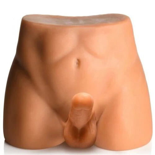 Jock Male Masturbator W/ Thrusting Dildo Medium - Just for you desires