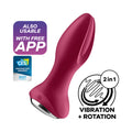 Satisfyer Rotator Plug 2+ Fuchsia - Just for you desires