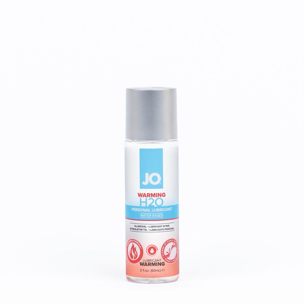 JO H2O Warming Lube - 60 mL - Water Based Warming Lubricant - 60 ml Bottle - Just for you desires