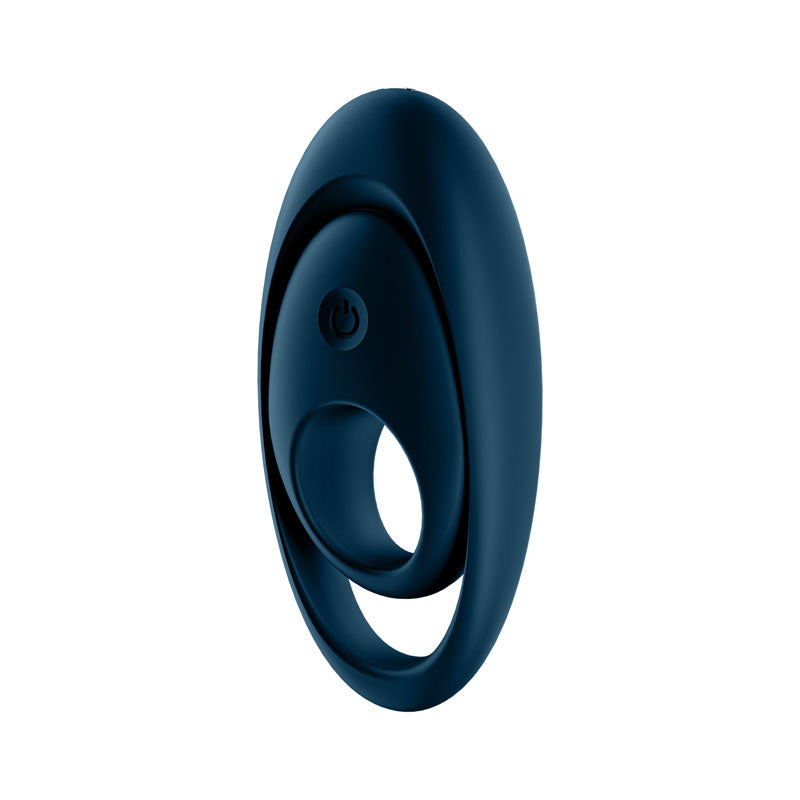 Satisfyer Glorious Duo - Dark Blue USB Rechargeable Cock & Balls Ring - Just for you desires