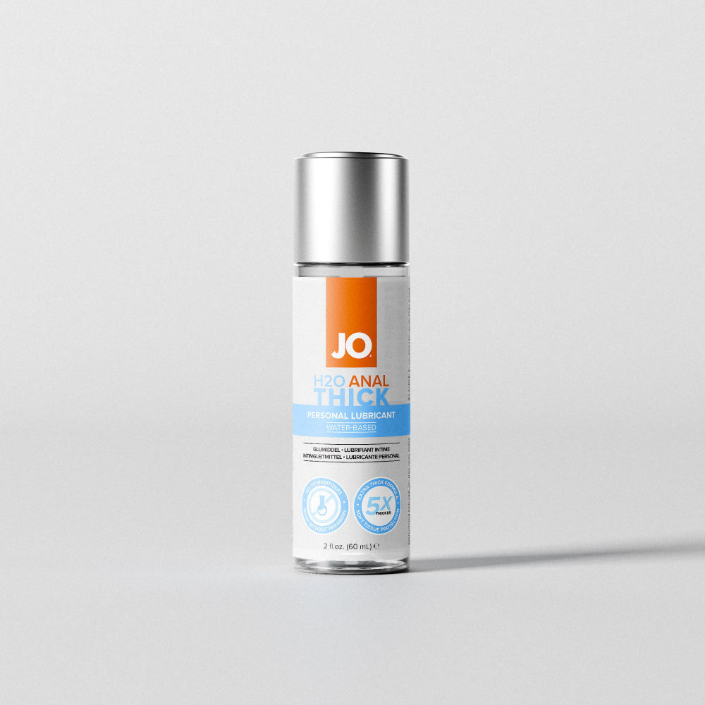 JO H2O Anal Thick Lube - 60 mL - Thick Water Based Anal Lubricant - 60 ml Bottle - Just for you desires