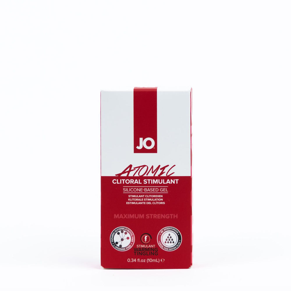 JO Atomic Clitoral Gel - Stimulating Gel for Women - 10 ml Tube - Just for you desires