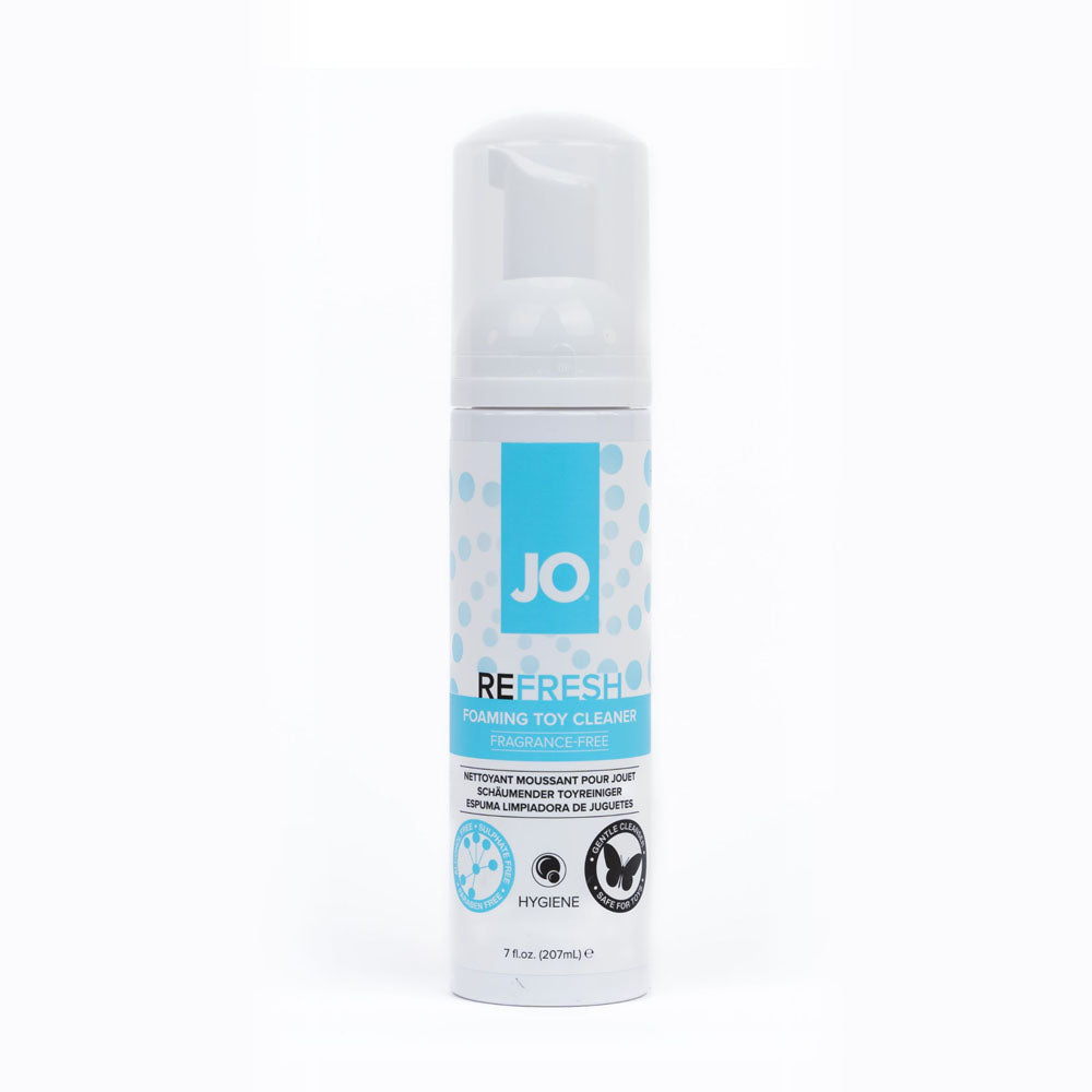JO Refresh Foaming Toy Cleaner - 207 mL - Foaming Toy Cleaner - 207 ml Bottle - Just for you desires