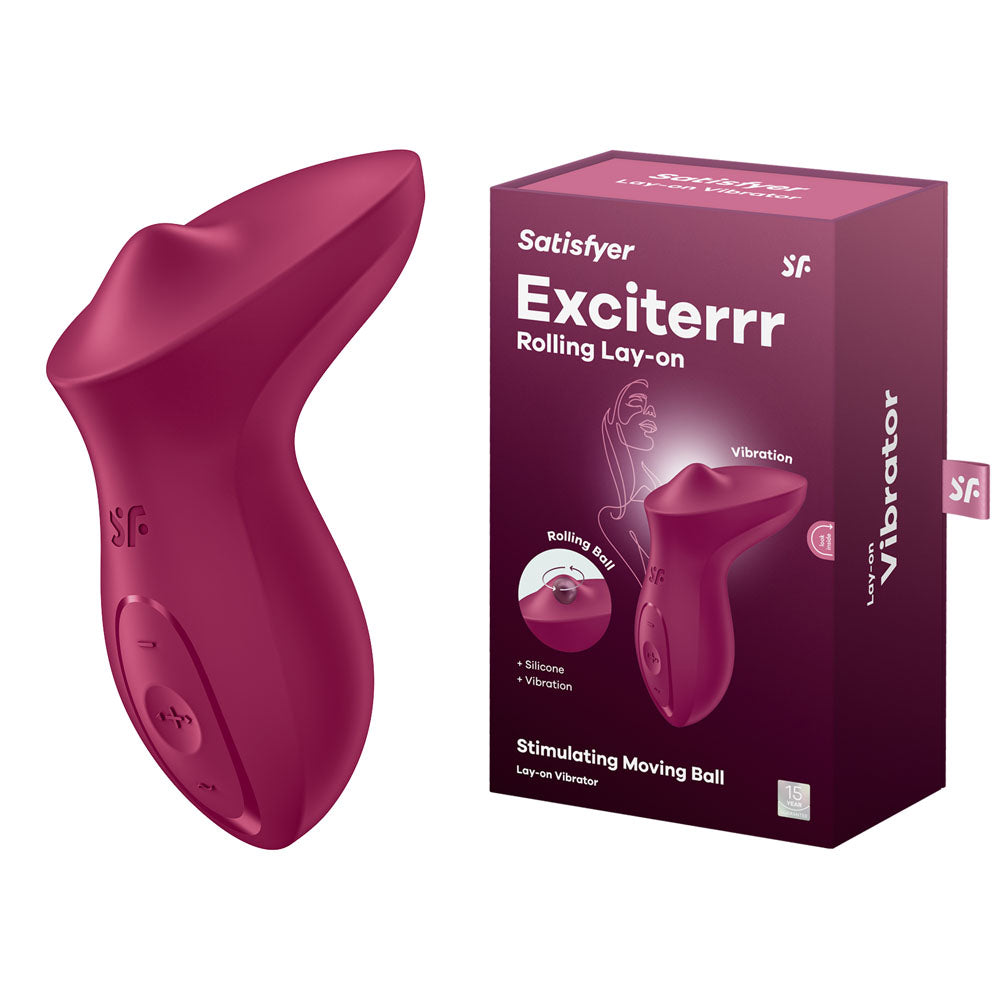 Satisfyer Exciterrr - Berry USB Rechargeable Stimulator - Just for you desires