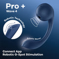 Satisfyer Pro+ Wave 4 Connect App Blue - Just for you desires