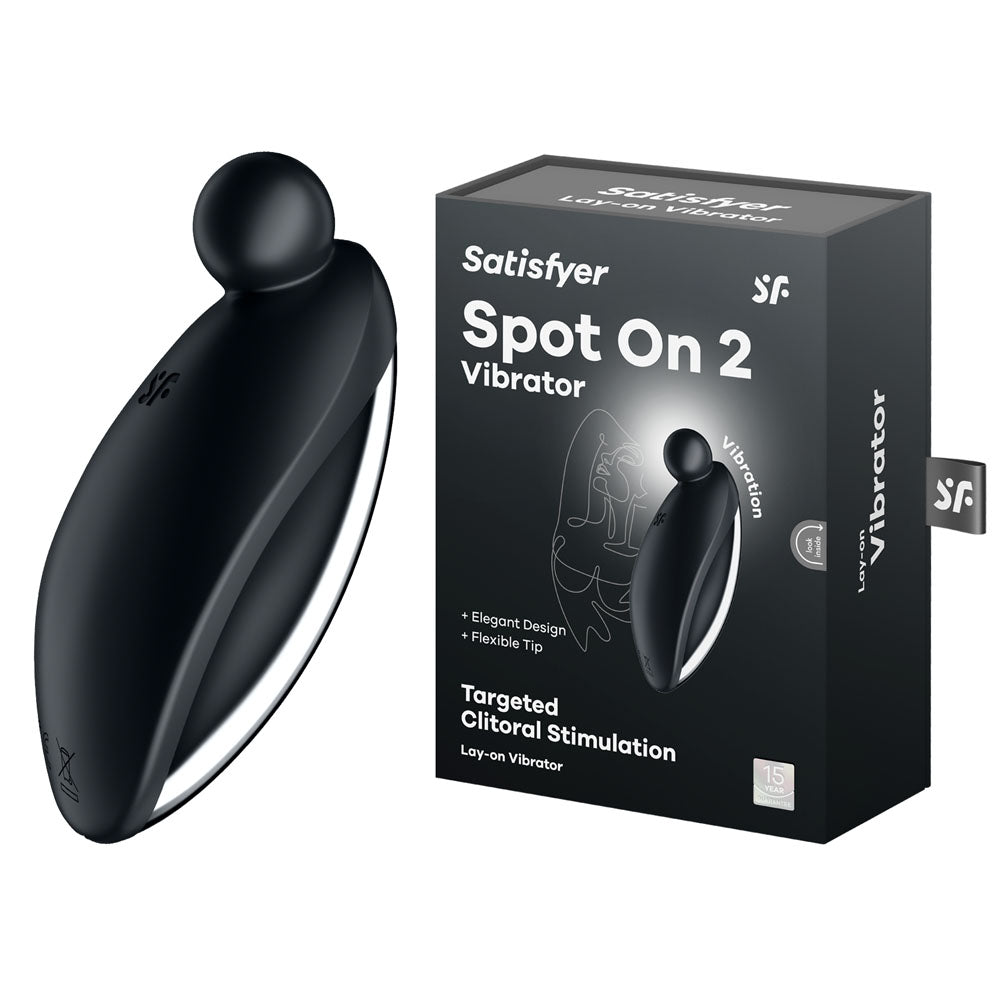 Satisfyer Spot On 2 - Black USB Rechargeable Stimulator - Just for you desires