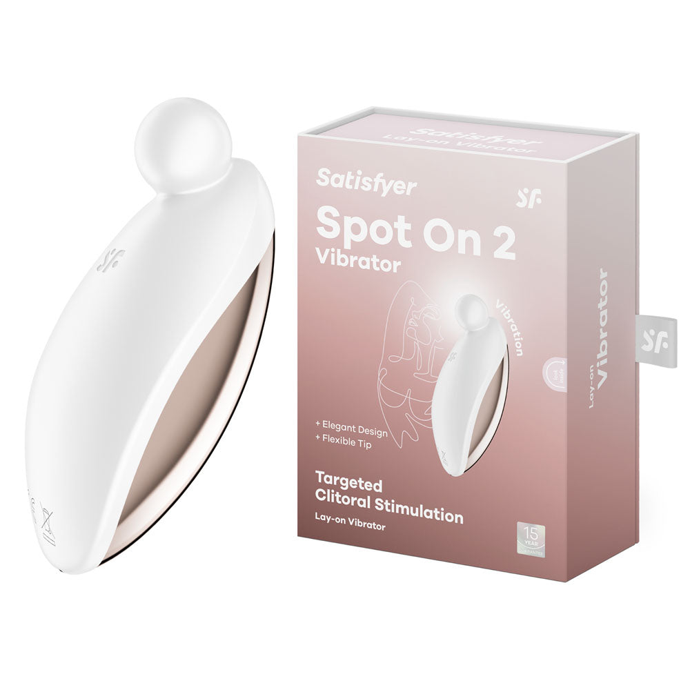 Satisfyer Spot On 2 - White USB Rechargeable Stimulator - Just for you desires