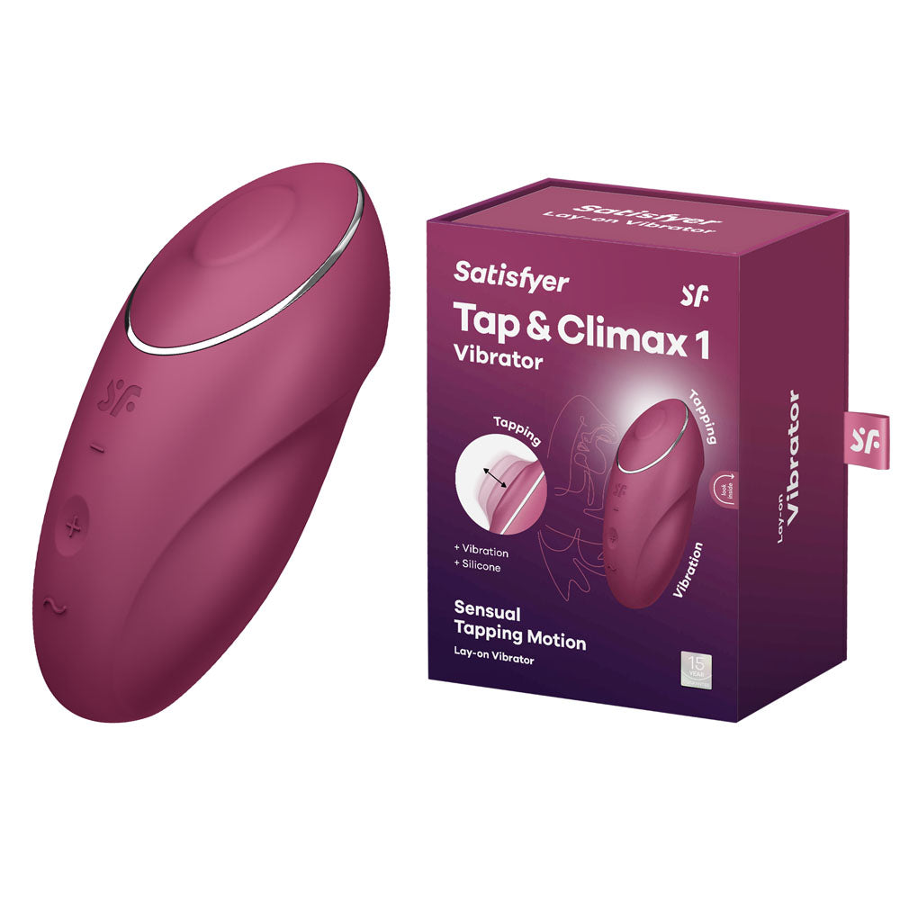 Satisfyer Tap & Climax 1 Red - Just for you desires