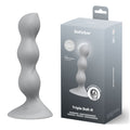 Satisfyer Triple Ball-R - Grey - Grey 18 cm Beaded and Weighted Dildo - Just for you desires