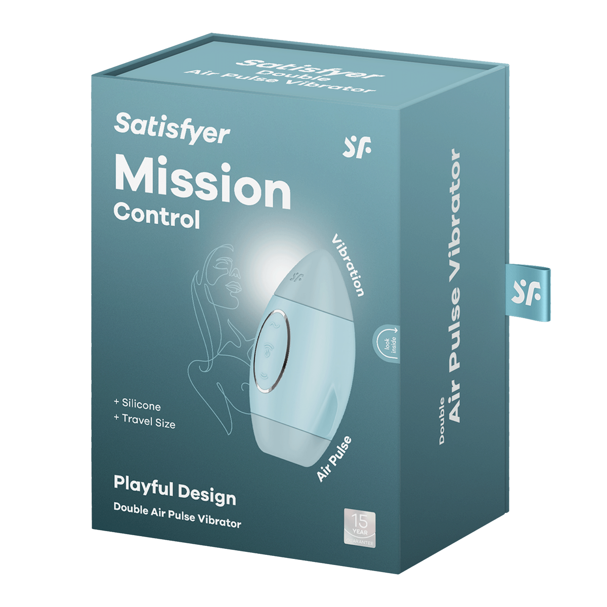 Satisfyer Mission Control Blue - Just for you desires