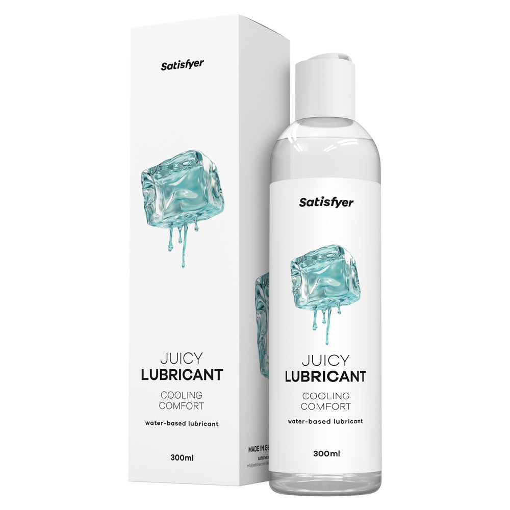 Satisfyer Juicy Lubricant 300 ml Cooling Comfort - Cooling Water Based Lubricant - 300 ml Bottle - Just for you desires