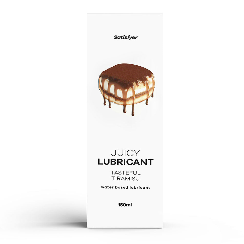 Satisfyer Juicy Lubricant 300 ml Tasteful Tiramisu - Tiramisu Scented Water Based Lubricant - 300 ml Bottle - Just for you desires