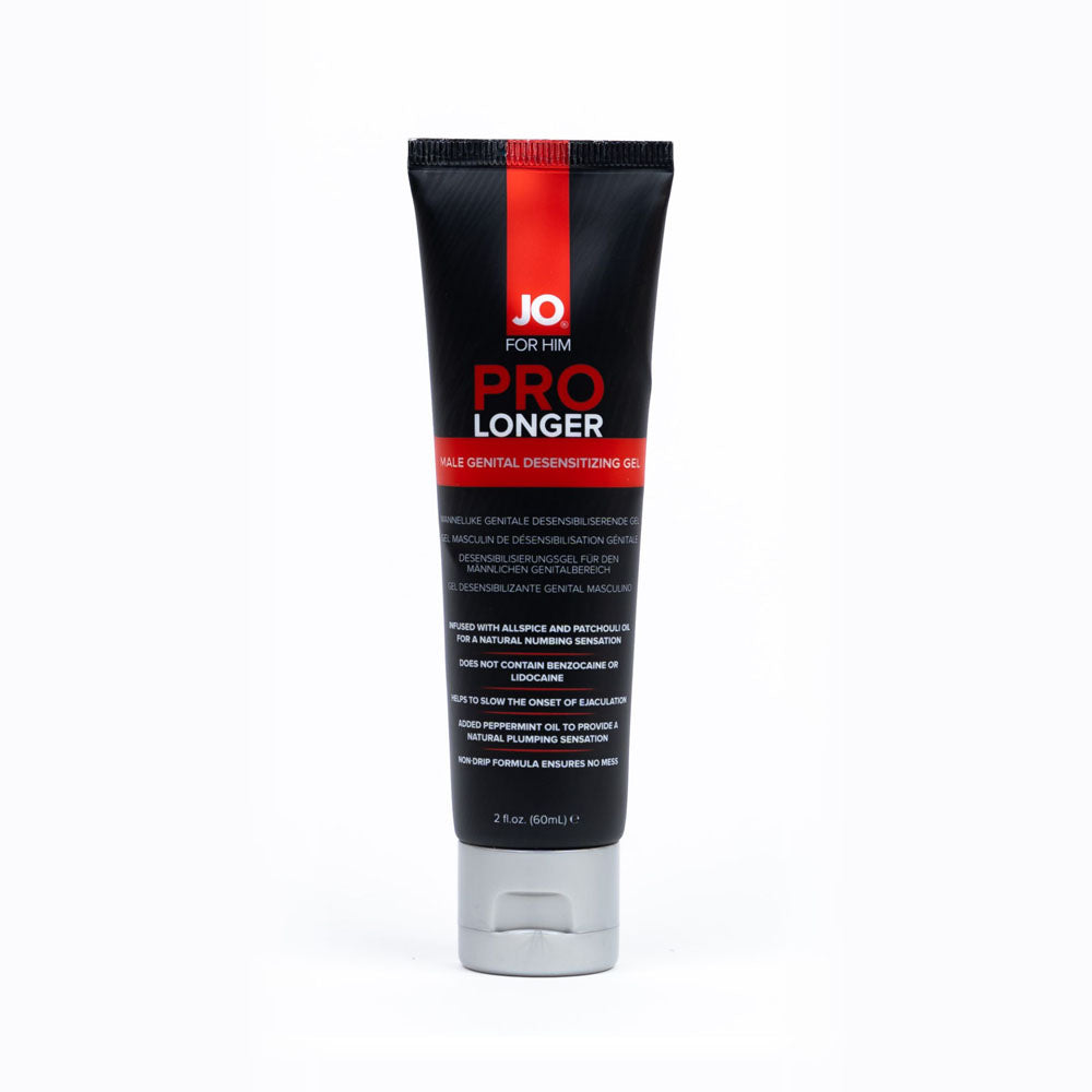 JO Prolonger Gel - 60 mL - Penis Desensitising Gel - 60 ml Tube - Just for you desires