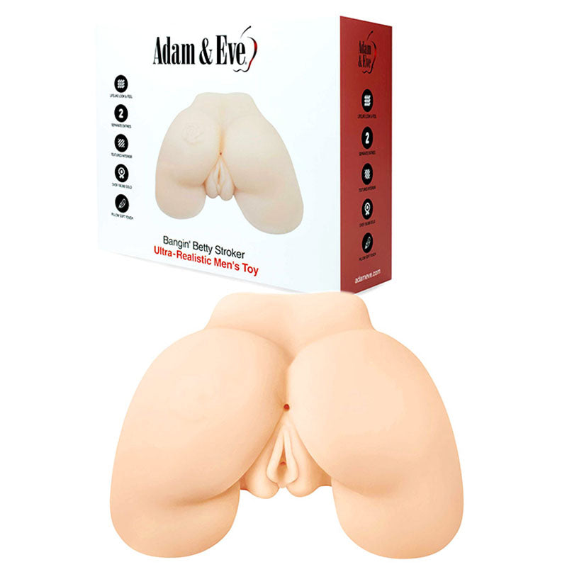 Adam & Eve Bangin' Betty - Flesh Doggy-Style Masturbator - Just for you desires