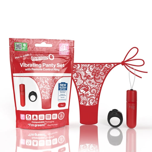 My Secret Screaming O 4 T Panty Vibe Red - Just for you desires