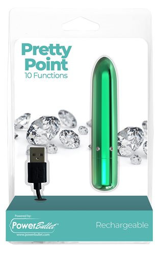 Power Bullet Pretty Point Bullet Teal - Just for you desires