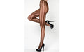 Stella Elyse Coiled Lines Fishnet Tights Coffee - Just for you desires
