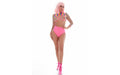 Rainbow Shrug Bikini Top Hot Pants Net Set incl Pasties - Just for you desires