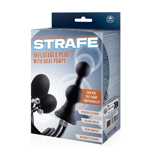 Strafe Silicone Inflatable Plug With Dual Pumps - Just for you desires