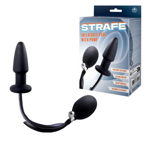 Strafe Silicone Inflatable Plug With Pump - Just for you desires