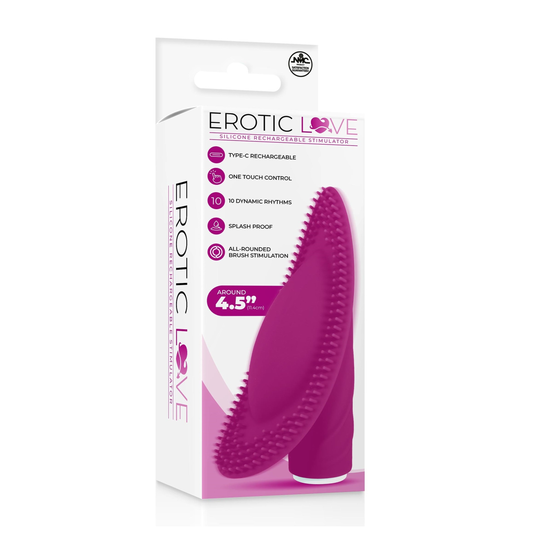 Silicone 10 Speed Rechargeable Vibrator Pink - Just for you desires