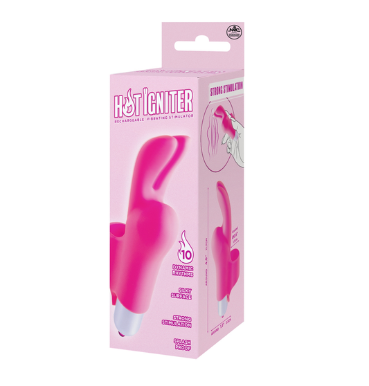 Vibration Finger Sleeve Pink - Just for you desires
