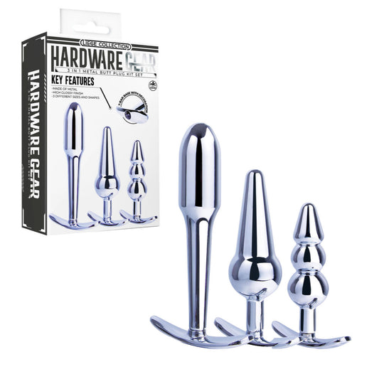 Hardware Gear Metal Butt Plug Kit (636066) - Just for you desires