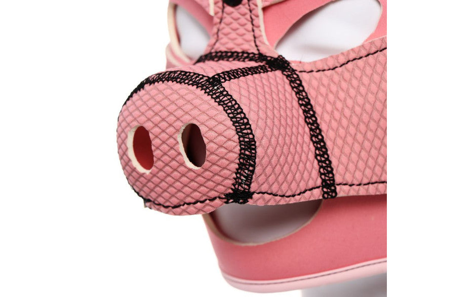 Neoprene Pig Mask Pink - Just for you desires