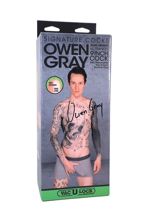 Signature Cocks Owen Gray 9"" - Just for you desires