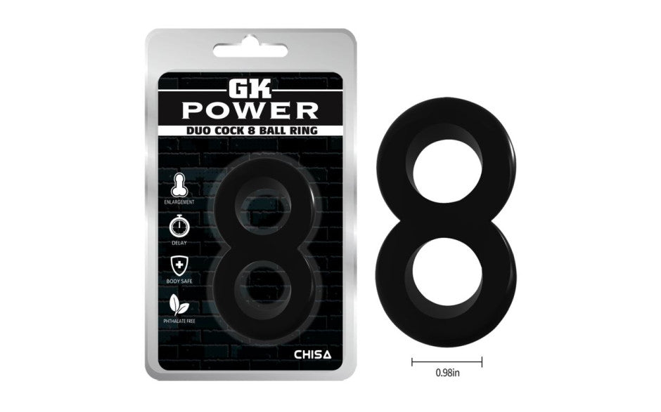 Duo Cock 8 Ball Ring - Just for you desires