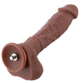 HiSmith - 9" Silicone Brown Dildo (KlicLok) - Just for you desires