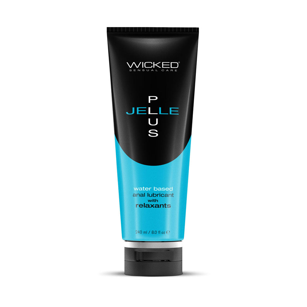 Wicked Jelle Plus - Relaxing Water Based Anal Lubricant - 240 ml Bottle - Just for you desires