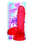 95085 - Crystal Jellies 6 Inch Ballsy Cocks W Suction Cup Base - Just for you desires