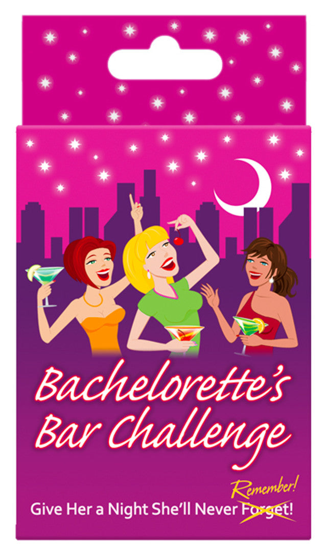 95455 - Bachelorettes Bar Challenge Card Game - Just for you desires