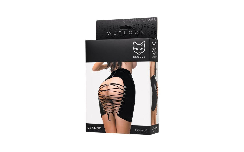Glossy Leanne Mini Skirt - Just for you desires