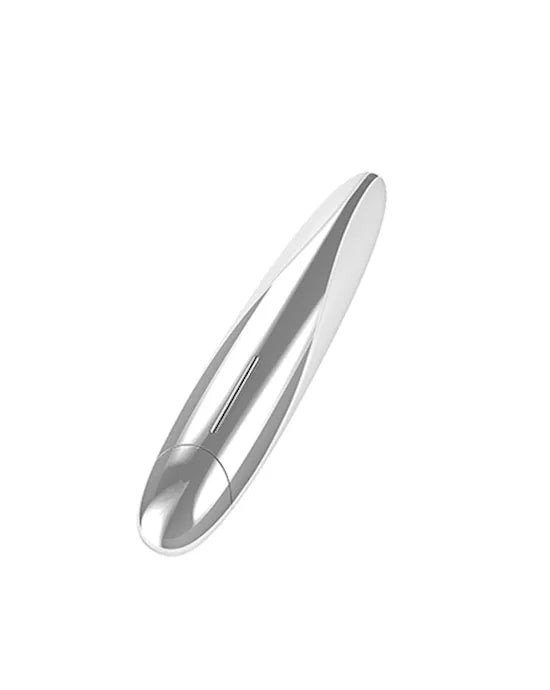 OVO F11 White Chrome Vibrator - Just for you desires