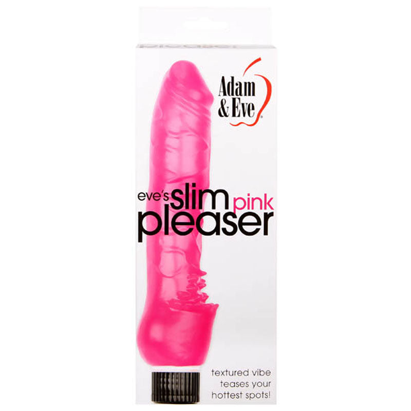 Adam & Eve Eve's Slim Pink Pleaser - Pink 20.3 cm (8'') Vibrator - Just for you desires